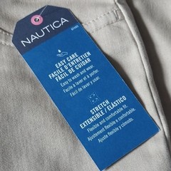Nautica School Uniform Khaki Stretch Easy Care Pants Size 3 MPN NUFBC030