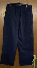 Lee Navy Blue Uniform Pants Dress Pants Boy’s 20 Husky (Waist 34) No Wrinkles
