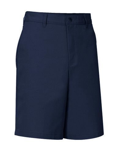 K12 Gear, Long Flat Front Shorts, Navy, Regular, Husky & Men’s Sizes, #6447