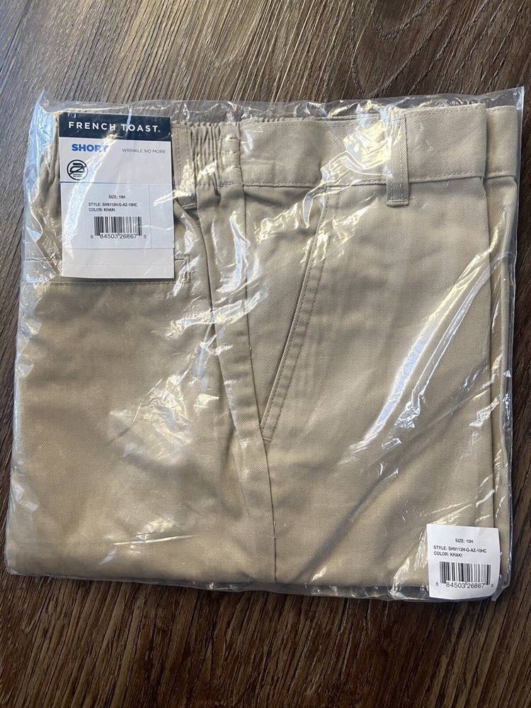 French Toast Boys Uniform Pull-On Shorts 10 Husky