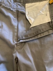 Boy’s Award School Uniform Gray Shorts Flat Front Size 12 Regular Cotton Blend