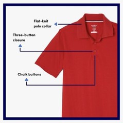 NEW w Tags X/S 4/5 French Toast Red Boy Uniform Shirt