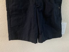 Dennis Uniform Boys Blue Flat Front Shorts 040720 Size 16 Slim (List $32)