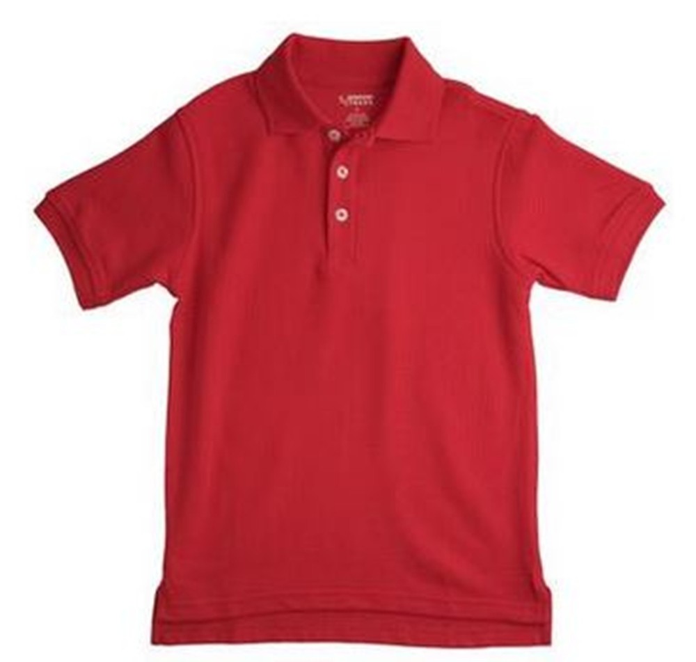 New! FRENCH TOAST School Uniforms Boys Sz 4 Short Sleeve POLO Shirt Red