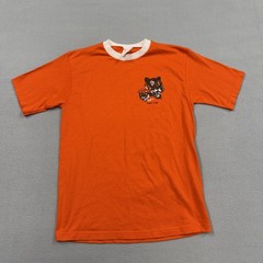 Boy Scouts Of America Shirt Youth Large Orange Tiger Cub Uniform Ringer Tee