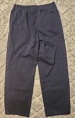 Boys Twill Uniform Pants HUSKY 14 Relaxed Fit Navy C46