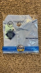 Lot of 3 Ibiley NSU University School Uniform Polo Shirts Youth Size 6/7 Blue NW