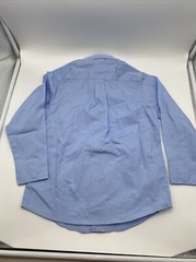 Boys French Toast Uniform/Casual Blue Long Sleeved Button Up Shirt Size 6