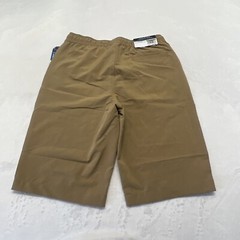 NWT Nautica Boys 14 R School Uniform Performance Tan Khaki Short Elastic Waist