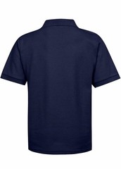 Boy’s School Uniform Short Sleeve Navy Blue Polo Shirt TAGLEss Galaxy Sz 5