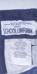 Galaxy Boys School Uniform Shorts Navy Twill Size 6 Pockets Button Adjustable