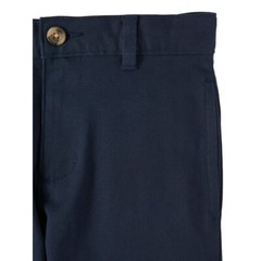 Wonder Nation Boys’ School Uniform Stretch Chino Pants, Dark Navy, 16 Regular