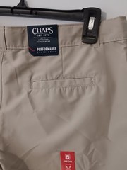Chaps Boys 16 Husky Performance Engineering Khaki Schoolwear Approved Shorts NWT