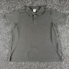 IZOD Boys XL 18-20 Black Short Sleeve Pique Polo Shirt Approved Schoolwear