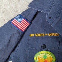 Boy Scouts of America Shirt Boys Youth Medium Blue Theodore Roosevelt Council