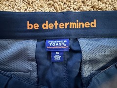 French Toast Boy Size 16 Navy Blue flat front Dress Shorts Uniform lot of 2