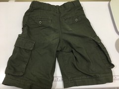 Boy Scout Webelos Green Official Canvas Uniform Youth 6 Shorts 24” Waist A121w