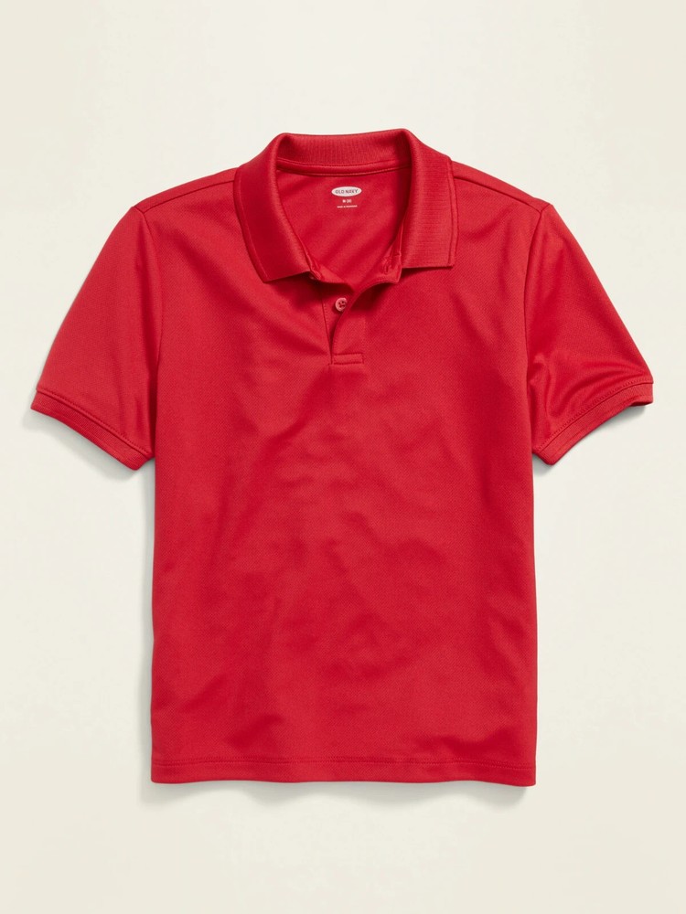 Old navy gap Moisture-Wicking School Uniform Polo Shirt for Boys size 6-7