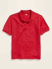 Old navy gap Moisture-Wicking School Uniform Polo Shirt for Boys size 6-7