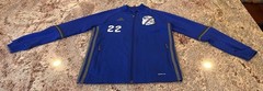 Adidas Climacool Tracksuit Jacket Royal Blue Blau Weiss Gottschee Soccer Youth S