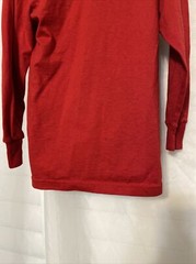 Jerzees Uniform Red Long Sleeve Top/Shirt Size Small Collared Boys Or Girls