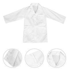 Pretend Play White Coat Girls Halloween Costume Doctor Lab Boys and