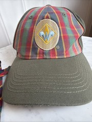 Boyscouts Of America Weblow Uniform Hat, Slide, And Neckerchief