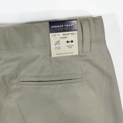 French Toast Boys Flat Front Adjustable Waist Short (Khaki, 14 H, 30.5″ Waist)