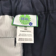 Real School Uniforms Boys Size 8H Husky Flat Front Back Elastic Waistband NWT