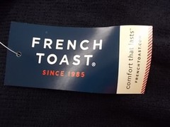 Boys French Toast $24 Uniform Navy Sweater Vest Size 4 – 7