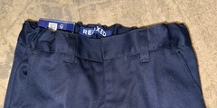 New French Toast Youth Boys Sz 10 Slim 22 X 25 School Uniform Pants Blue Navy