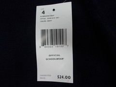 Boys French Toast $24 Uniform Navy Sweater Vest Size 4 – 7