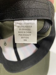 Webelos Boy Cub Scout Fitted S/M Hat Plaid Green G900w