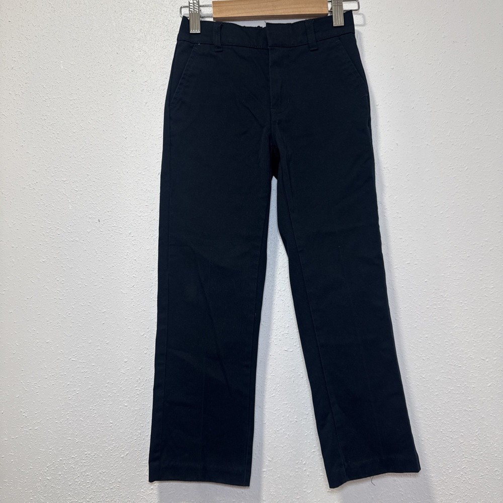 Pro 5 School Uniform Boy Pants Size 7 Navy And Khaki Polyester & Cotton Pants