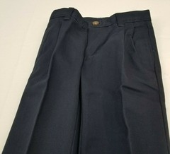 Chaps Pants Boy’s School Approved Black Performance Pleated Size 4 Reg, New