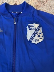 Adidas Climacool Tracksuit Jacket Royal Blue Blau Weiss Gottschee Soccer Youth S