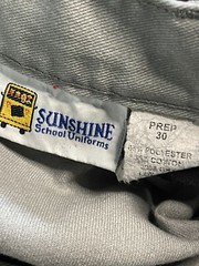 Sunshine School Uniform Boys Gray Shorts Size: 30