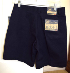 Lee School Boy’s Navy Shorts Husky Size 12 New