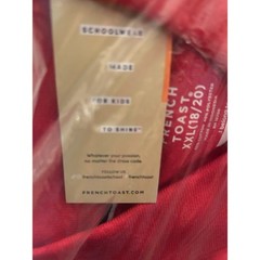 French Toast Boys Uniform Red Polo XXL 18-20, New With Tags, NWT