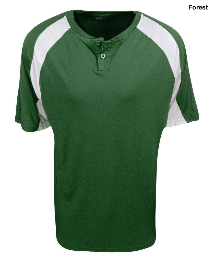 New Mizuno G3 Baseball Youth LARGE Boys Green & White Jersey
