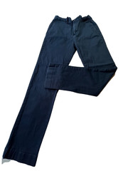 Crewcuts Boy’s Navy Blue School Uniform Chino Pants Size 12 Flat Front-EUC!