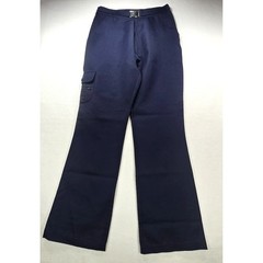 School Award Uniform Navy Blue Cargo Pants Wide Leg Silver Buckle Size 20