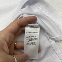 IZOD Polo Shirt Boys XL 18/20 White Approved Schoolwear Performance Uniform