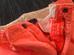 Gap Kids Boys Size 8H Husky Bright Orange Chino Shorts