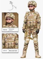 Children’s Camouflage Suit Special Forces Summer Camp Military Training Uniform