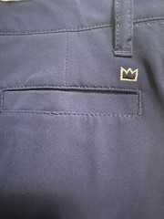 Crown & Ivy Blue Harbor Navy Performance Uniform Adj Waist Size S MSRP $36 NWT