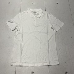 Old Navy White School Uniform Jersey Short Sleeve Polo Boys Size Large NEW