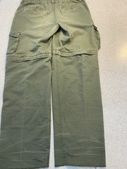 Boys zip off Switchback Cargo pants uniform Canvas Youth 22 Zip Off Scouting