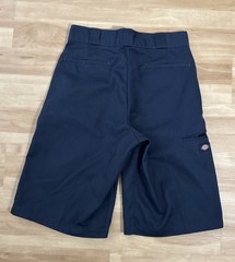 Dickies School Uniform Shorts Navy Blue Youth 14-16 XL Flat Front