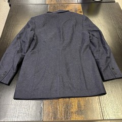 Lands’ End School Uniform Boys Hopsack Blazer Deep Navy Size 6